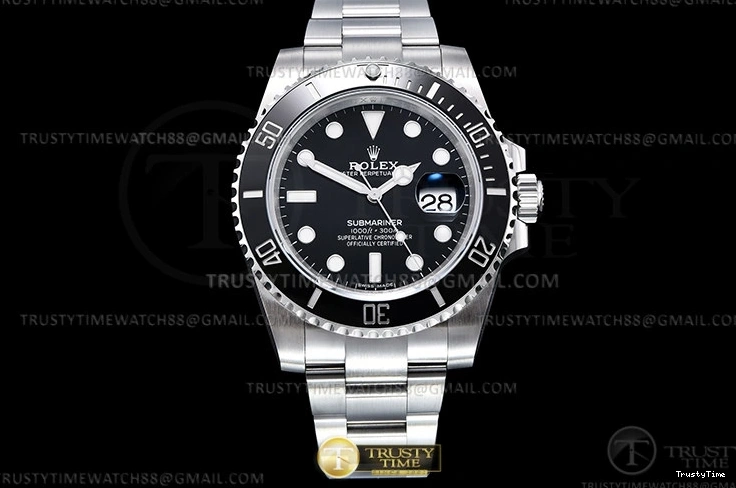 0724 ROLSUB0424A – Submariner 116610LN 904L SS SS Blk KING VS Affordable 1049